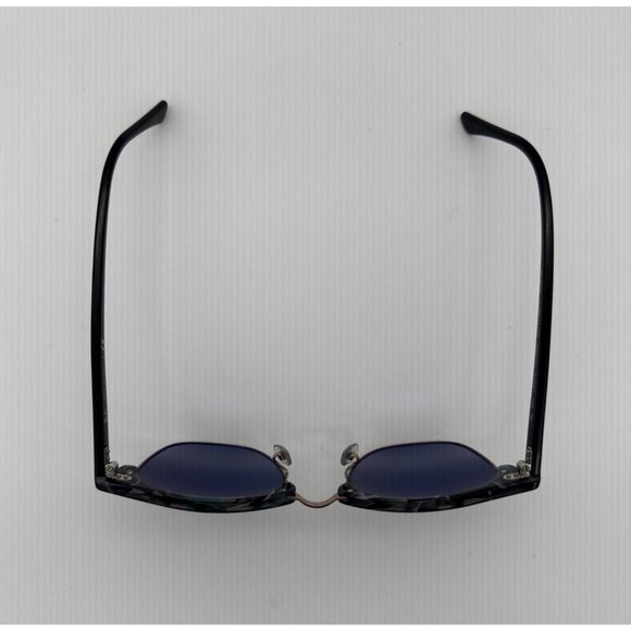 Ray Ban RB3016 Clubmaster Fleck Sunglasses Grey Green Gradient Gold trim - Picture 9 of 13